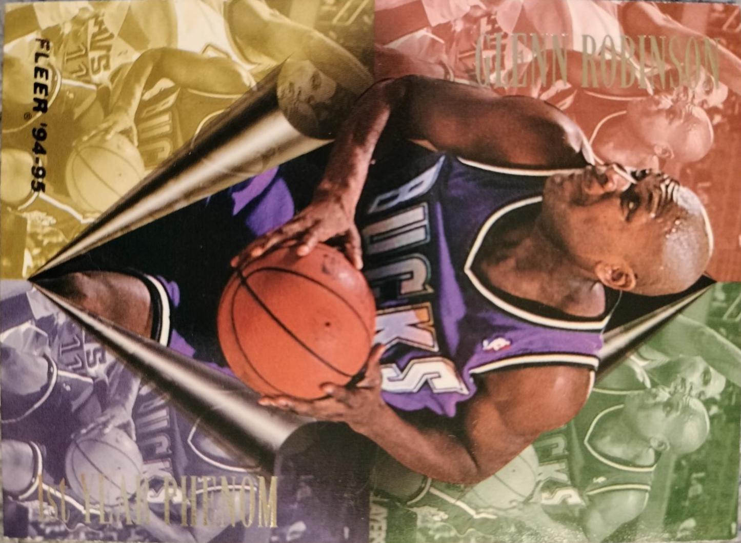 Glenn Robinson #8 Basketball Cards 1994 Fleer 1st Year Phenoms