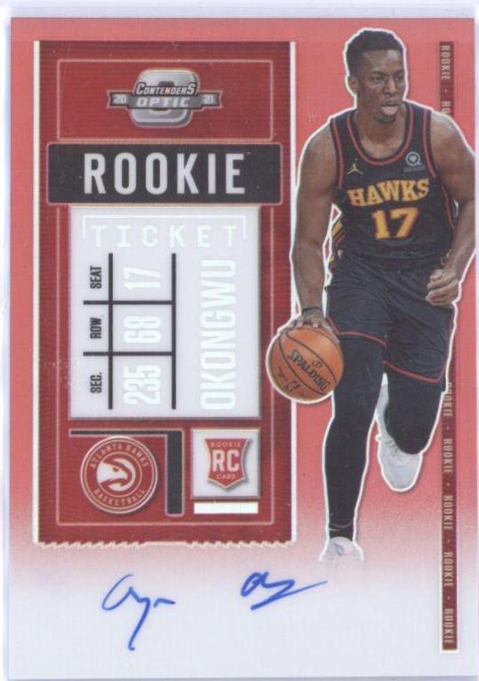 Onyeka Okongwu #114V 2020 Panini Contenders Optic Basketball