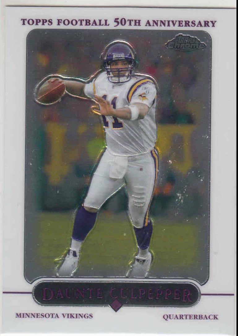 Daunte Culpepper #10 Football Cards 2005 Topps Chrome