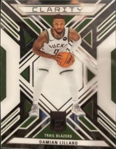 Damian Lillard #7 Basketball Cards 2023 Donruss Elite Clarity