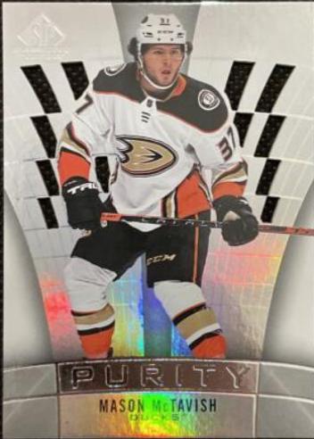 Mason McTavish #P-88 2021-22 SP Game Used Hockey Purity