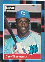 Gary Thurman #44 Baseball Cards 1988 Leaf Prices