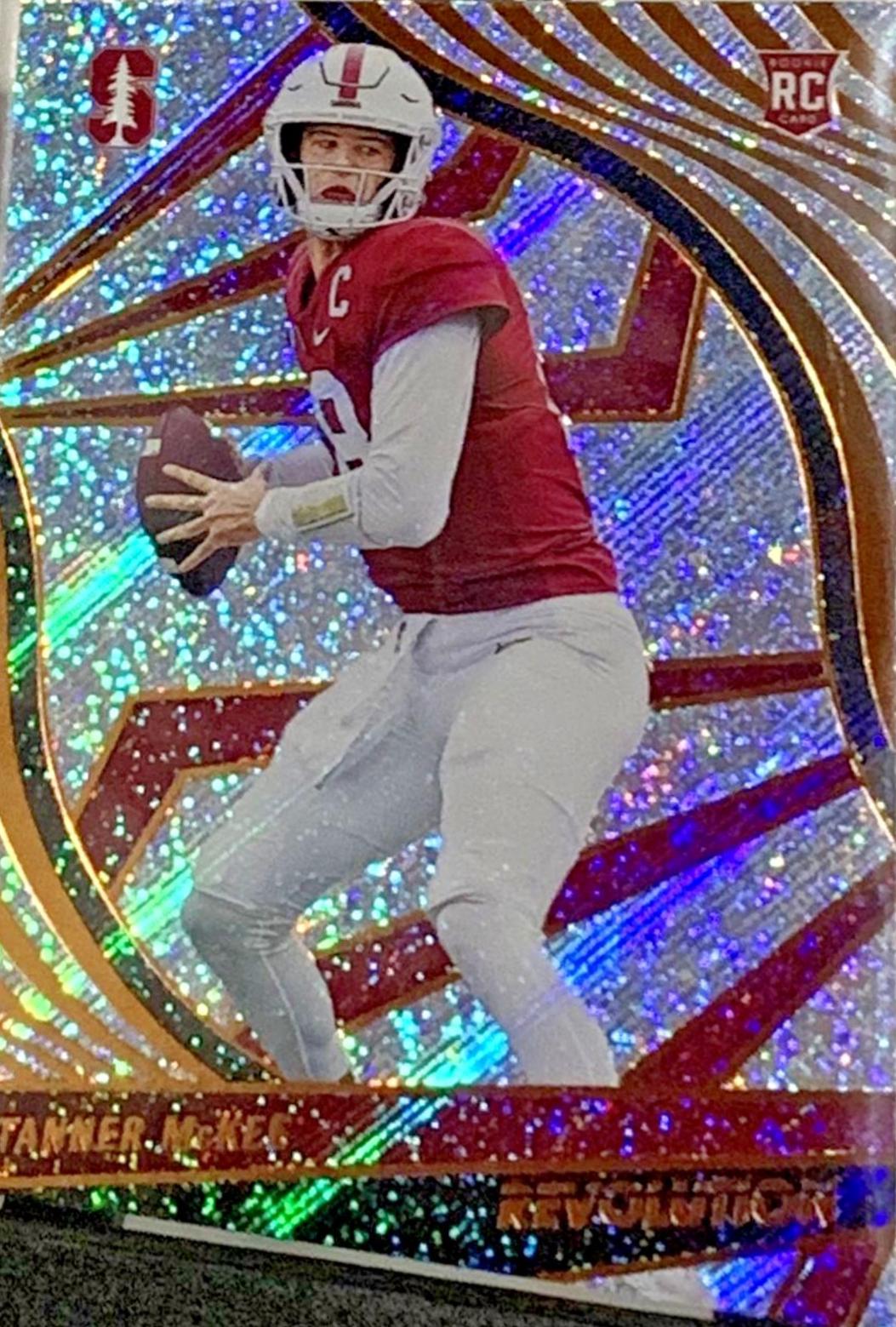 Tanner McKee #26 Football Cards 2023 Panini Chronicles Draft Picks Revolution