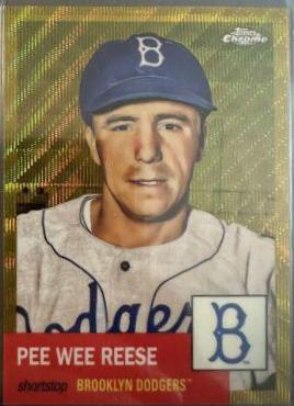 Pee Wee Reese [Gold Wave Refractor] #341