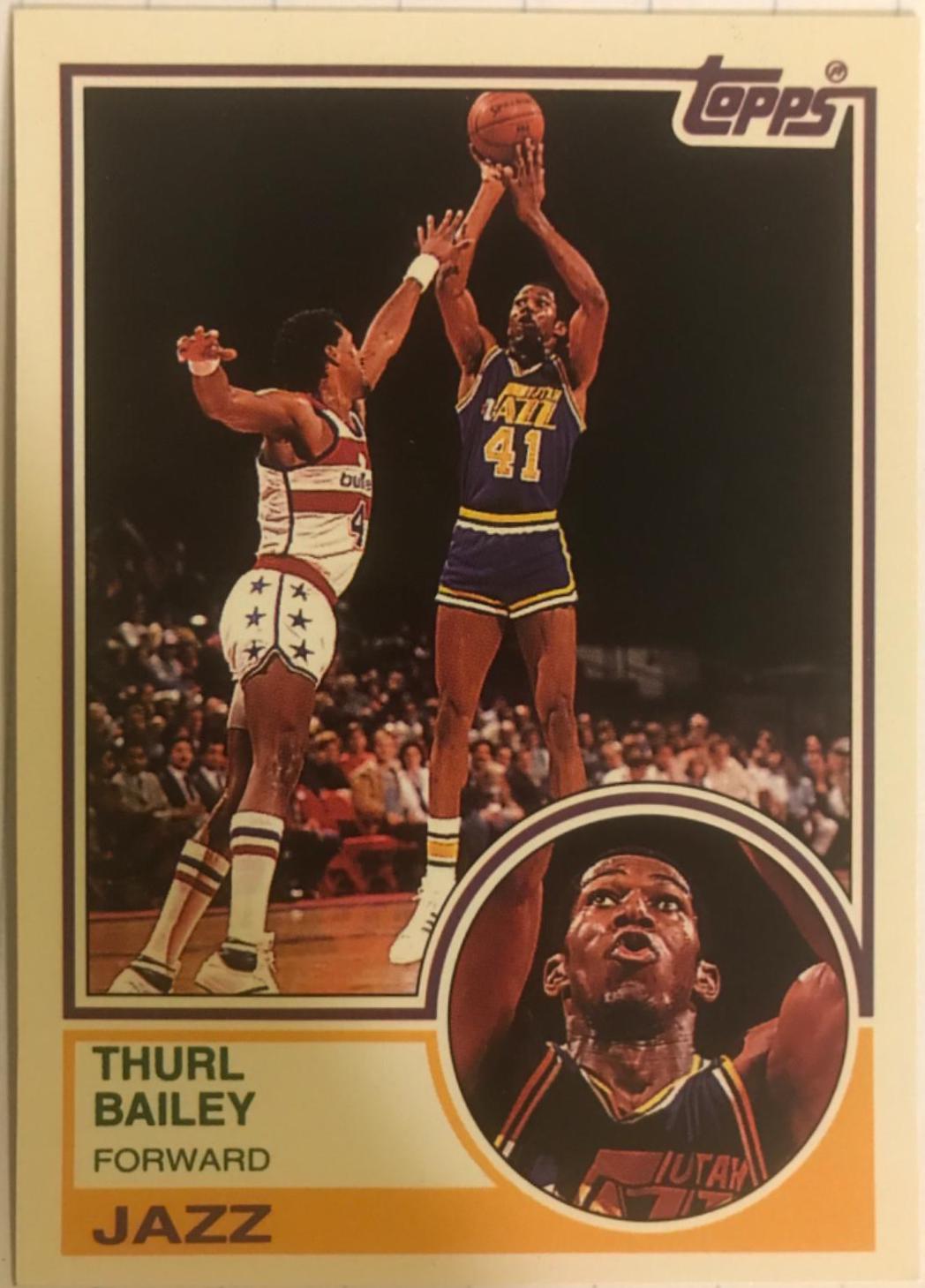Thurl Bailey #32 1992-93 Topps Archives Basketball