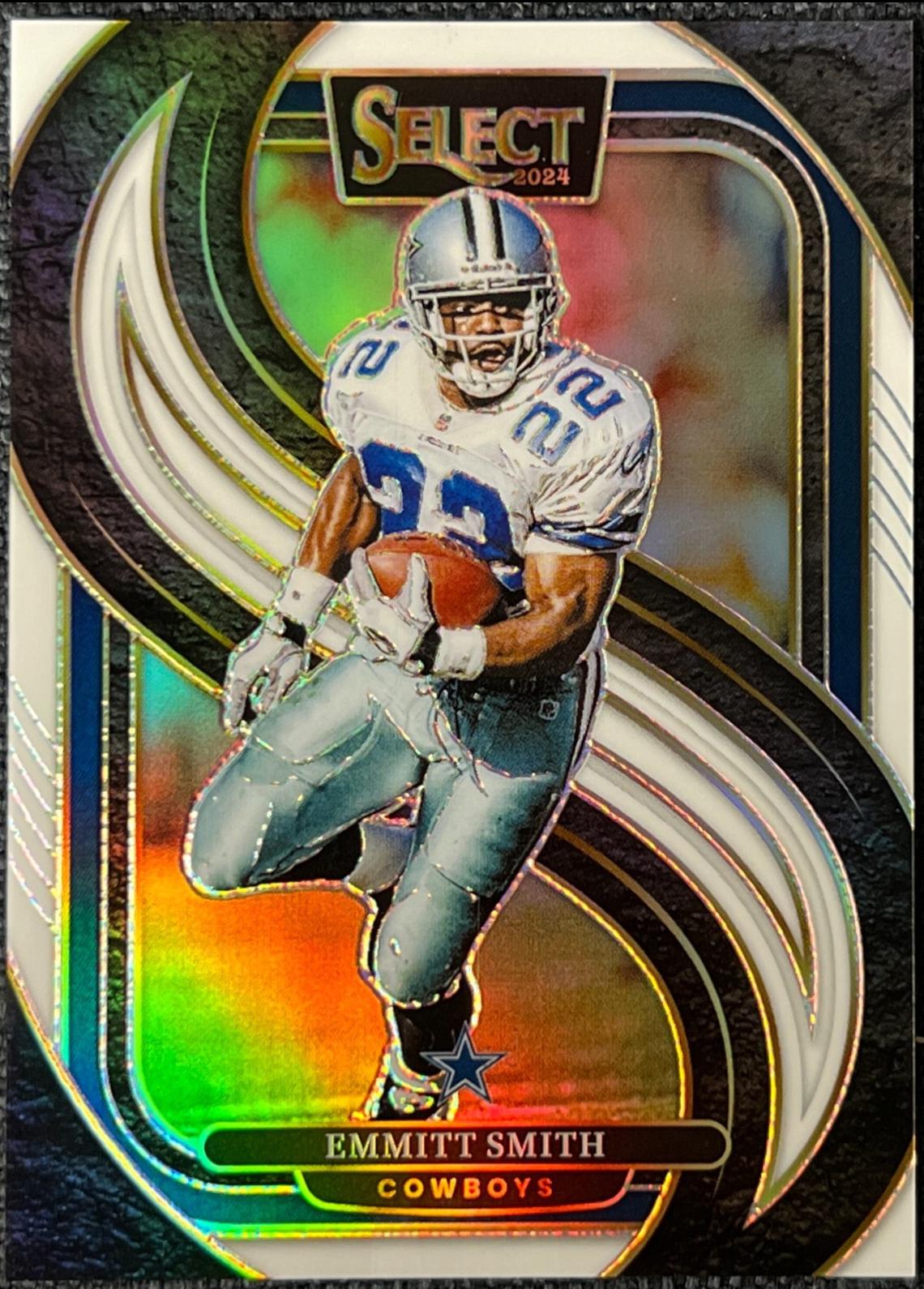 Large Cross Stitch Fabric 25 Different Emmitt Smith Football Cards