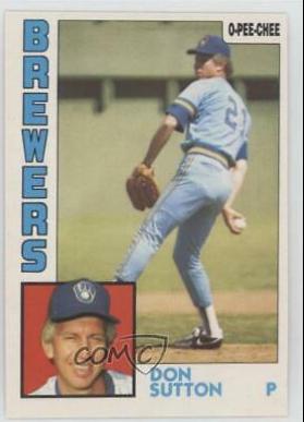 Don Sutton #35 Baseball Cards 1984 O Pee Chee