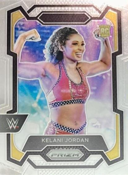 Kelani Jordan #127 Wrestling Cards 2024 Panini Prizm WWE