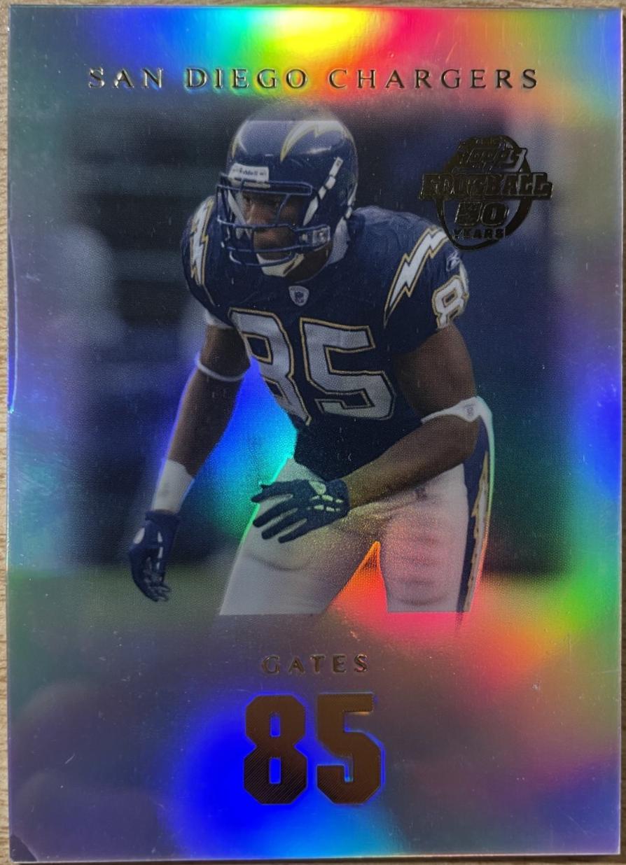 Antonio Gates #7 Football Cards 2005 Topps Tribute