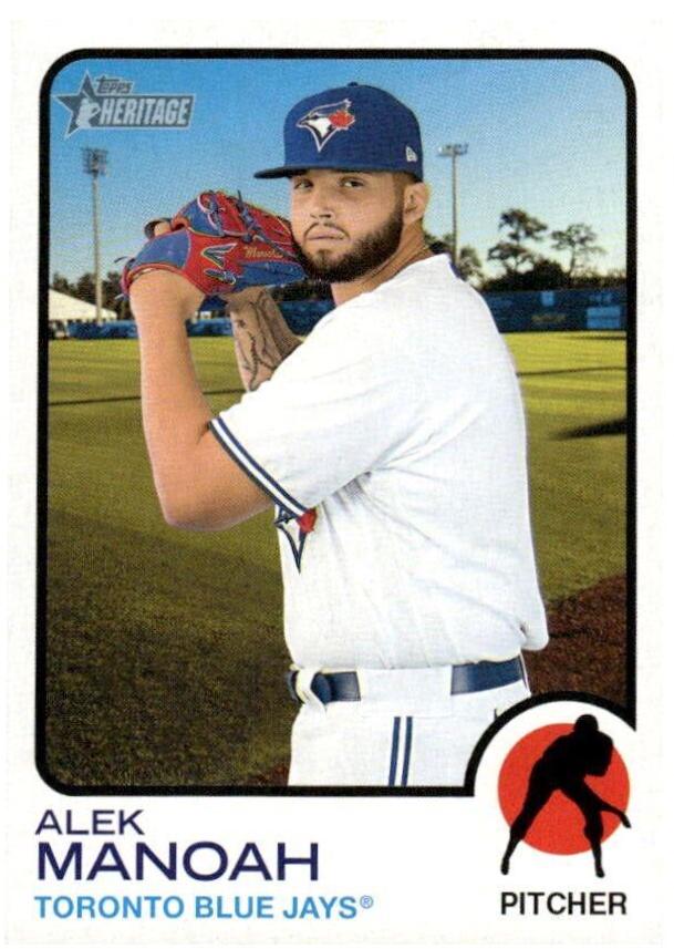 Alek Manoah #710 2022 Topps Heritage Baseball
