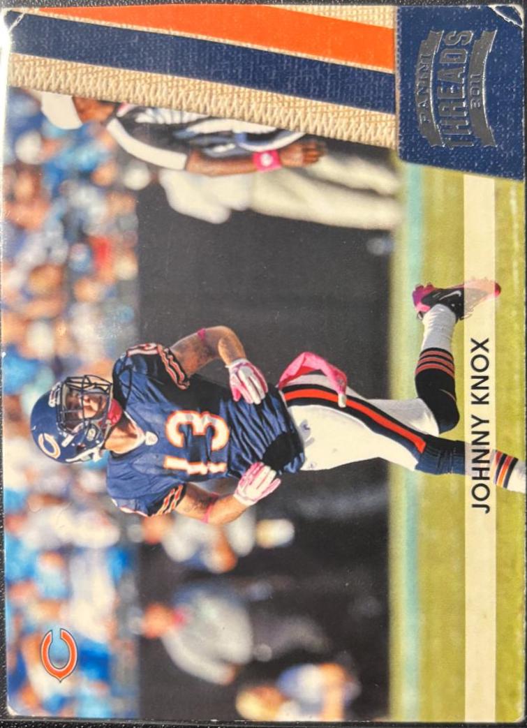 Johnny Knox #27 Football Cards 2011 Panini Threads