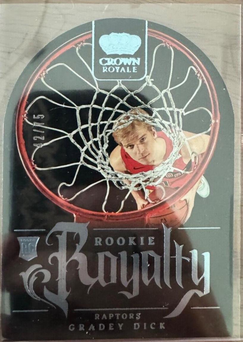 Gradey Dick #6 Basketball Cards 2023 Panini Crown Royale Rookie Royalty