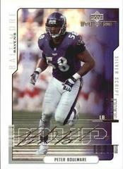 Peter Boulware [Silver Script] #17 Football Cards 2000 Upper Deck MVP Prices
