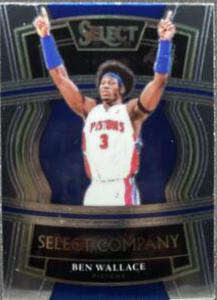 Ben Wallace #5 Basketball Cards 2021 Panini Select Company