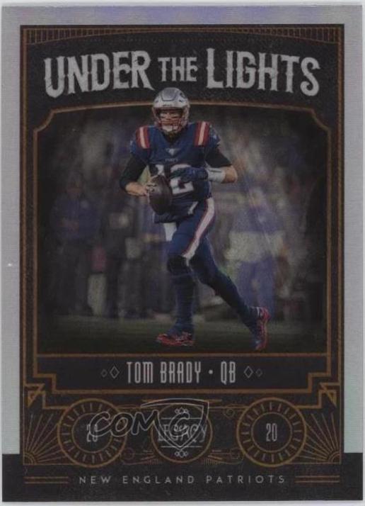 Tom Brady #UL-TB Football Cards 2020 Panini Legacy Under the Lights