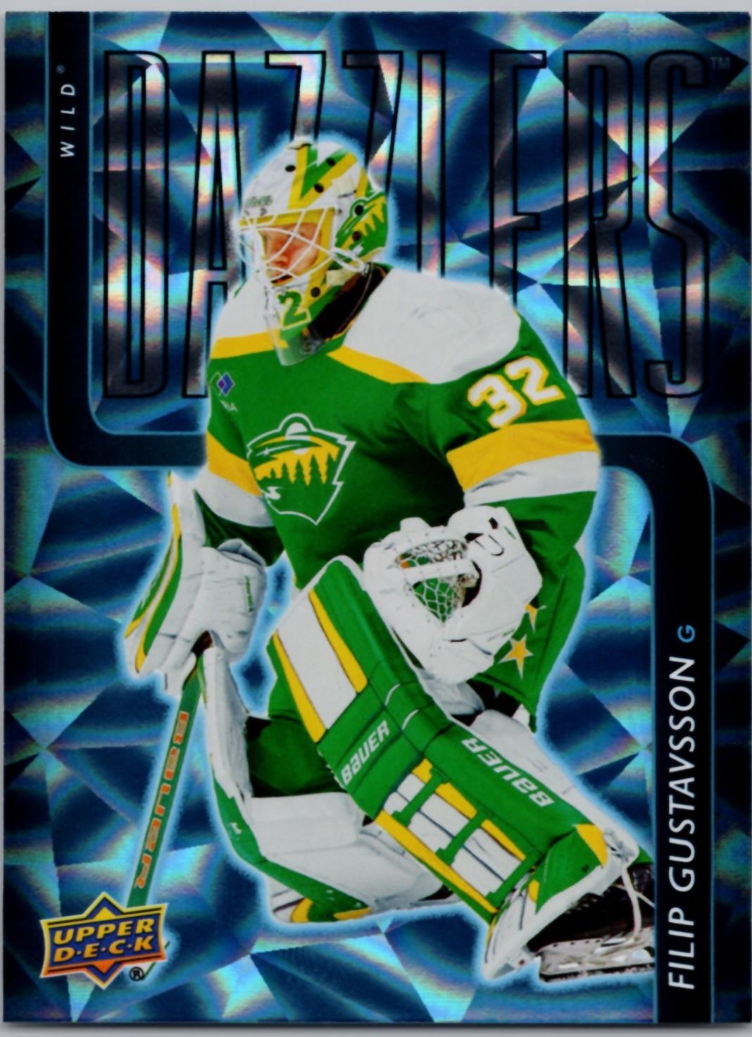Filip Gustavsson [Blue] #DZ-48 Prices | 2025 Upper Deck Dazzlers