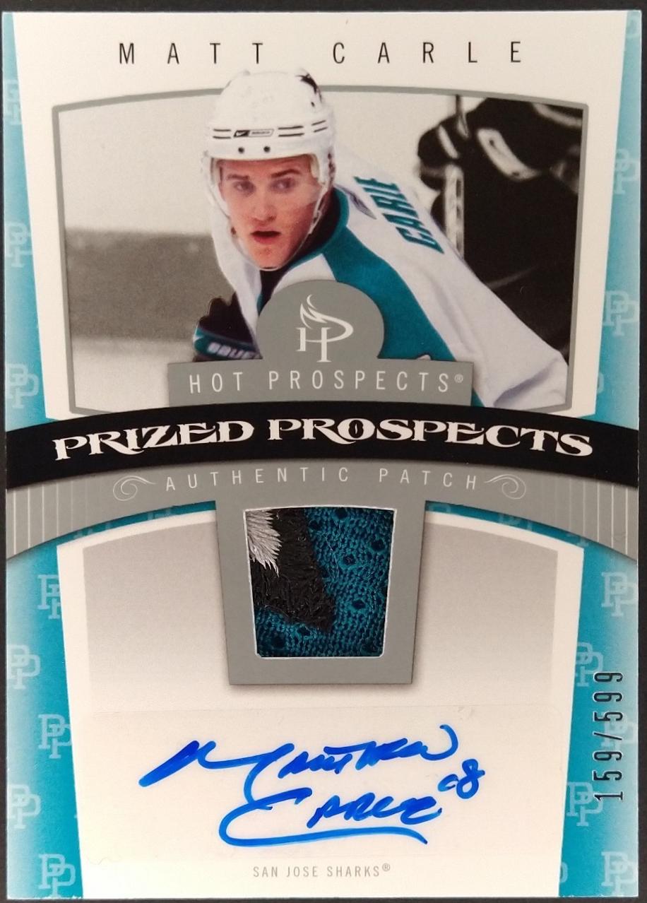 Matt Carle #131 2006 Fleer Hot Prospects Hockey