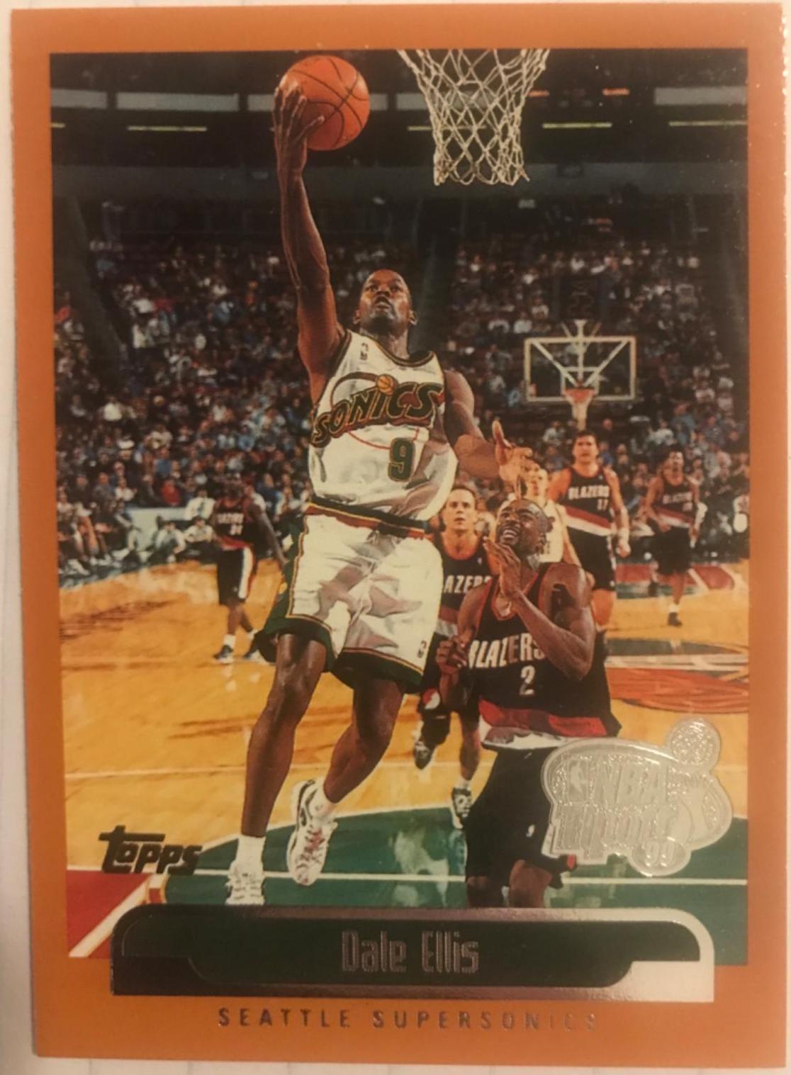 Dale Ellis #40 Basketball Cards 1999 Topps NBA Tipoff