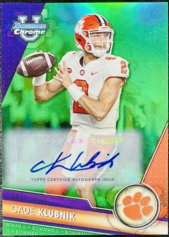 Cade Klubnik [Autograph Green] #33