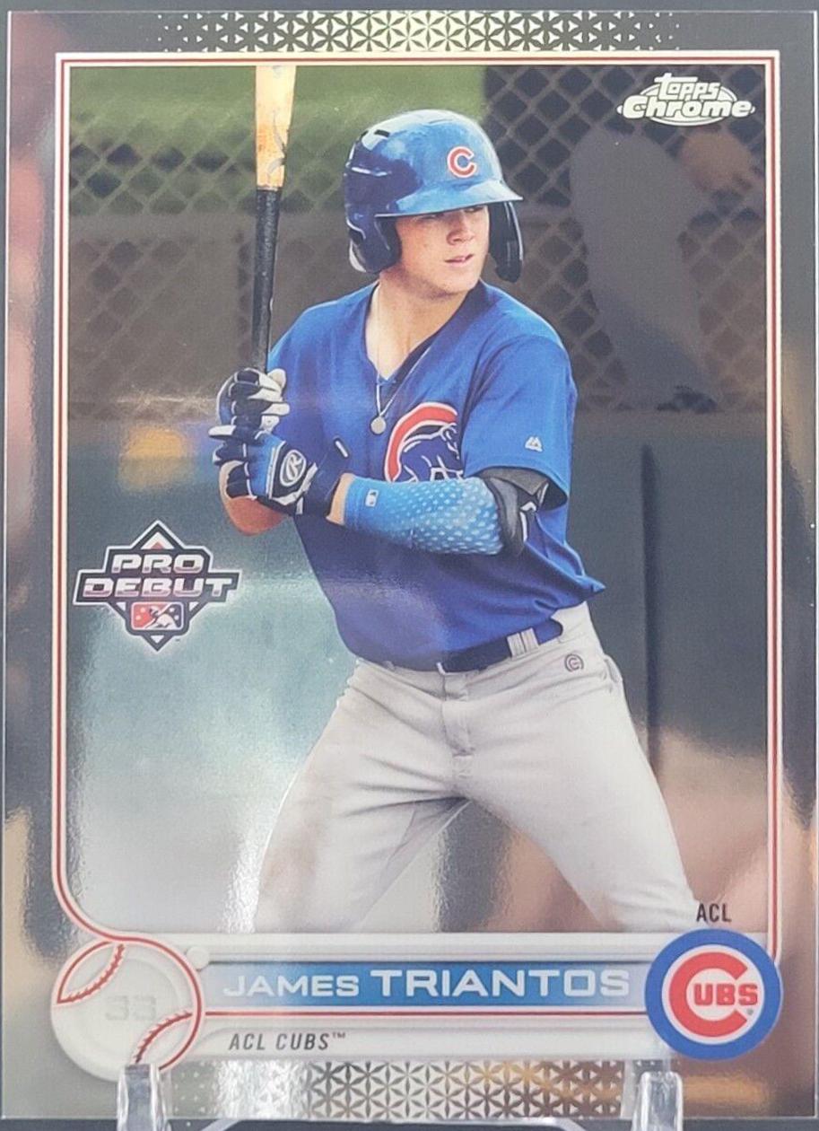 James Triantos #PDC-1 Baseball Cards 2022 Topps Pro Debut Chrome