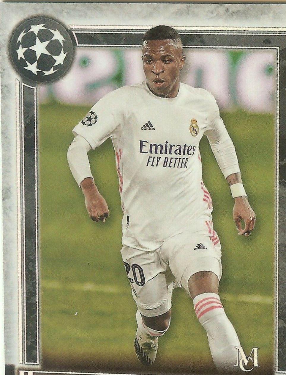 Vinicius Jr. #9 Soccer Cards 2020 Topps Museum Collection UEFA Champions League