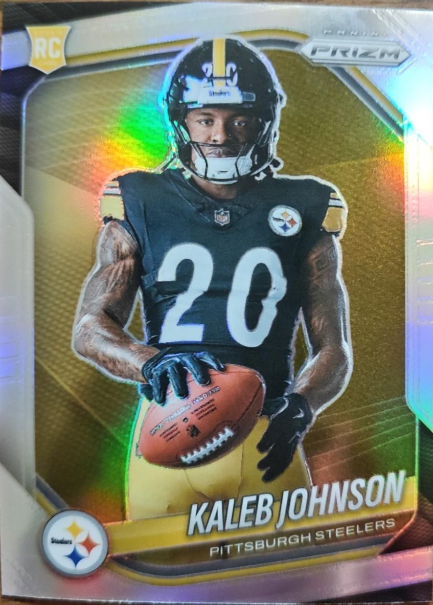 2025 Panini Prizm Kaleb Johnson [Rookie Variation Silver] #436 card