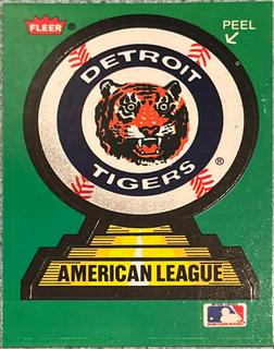 Detroit Tigers Team Sticker