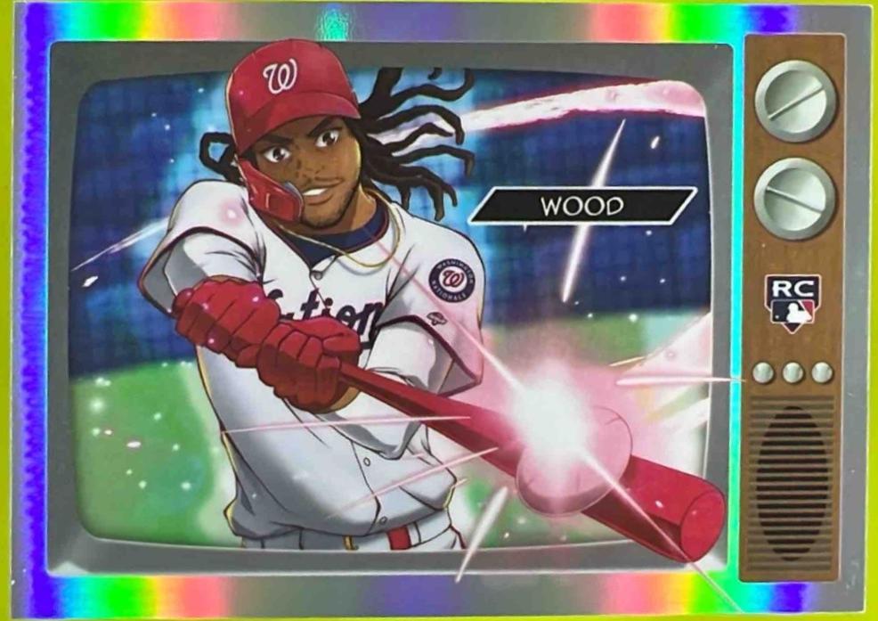 James Wood #BA-10 Baseball Cards 2025 Bowman Anime