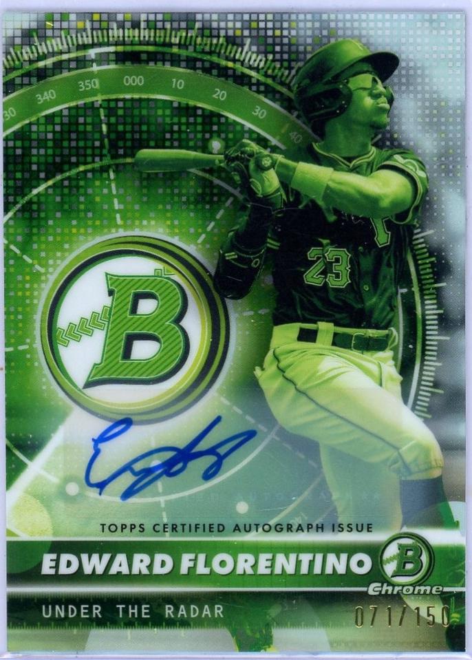 Edward Florentino Prices | 2026 Bowman Under the Radar Autograph 