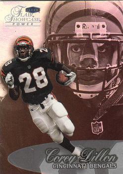 Corey Dillon #9 Football Cards 1999 Flair Showcase
