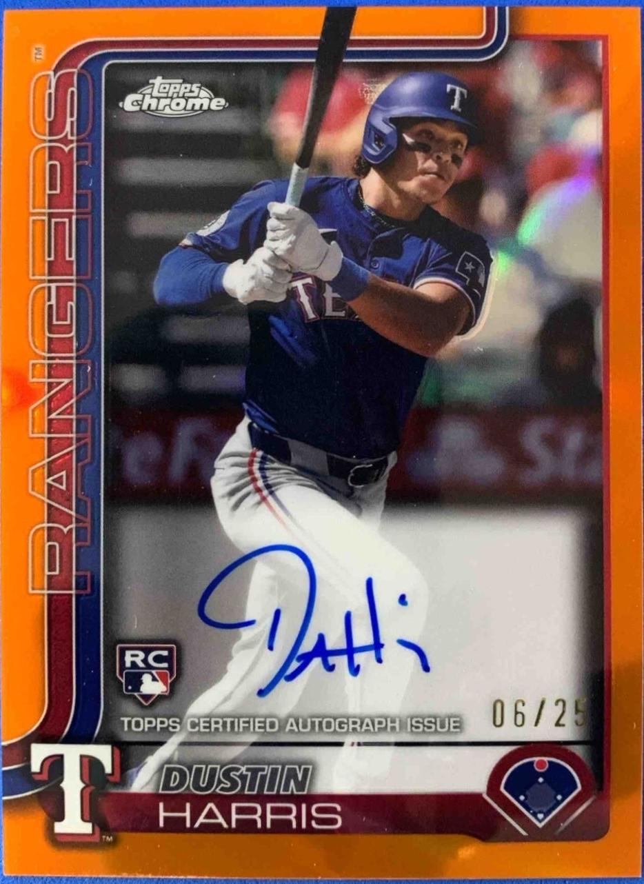 Dustin Harris [Orange Refractor] #RA-DHA