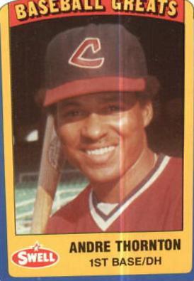 Andre Thornton #47 Baseball Cards 1990 Swell Greats