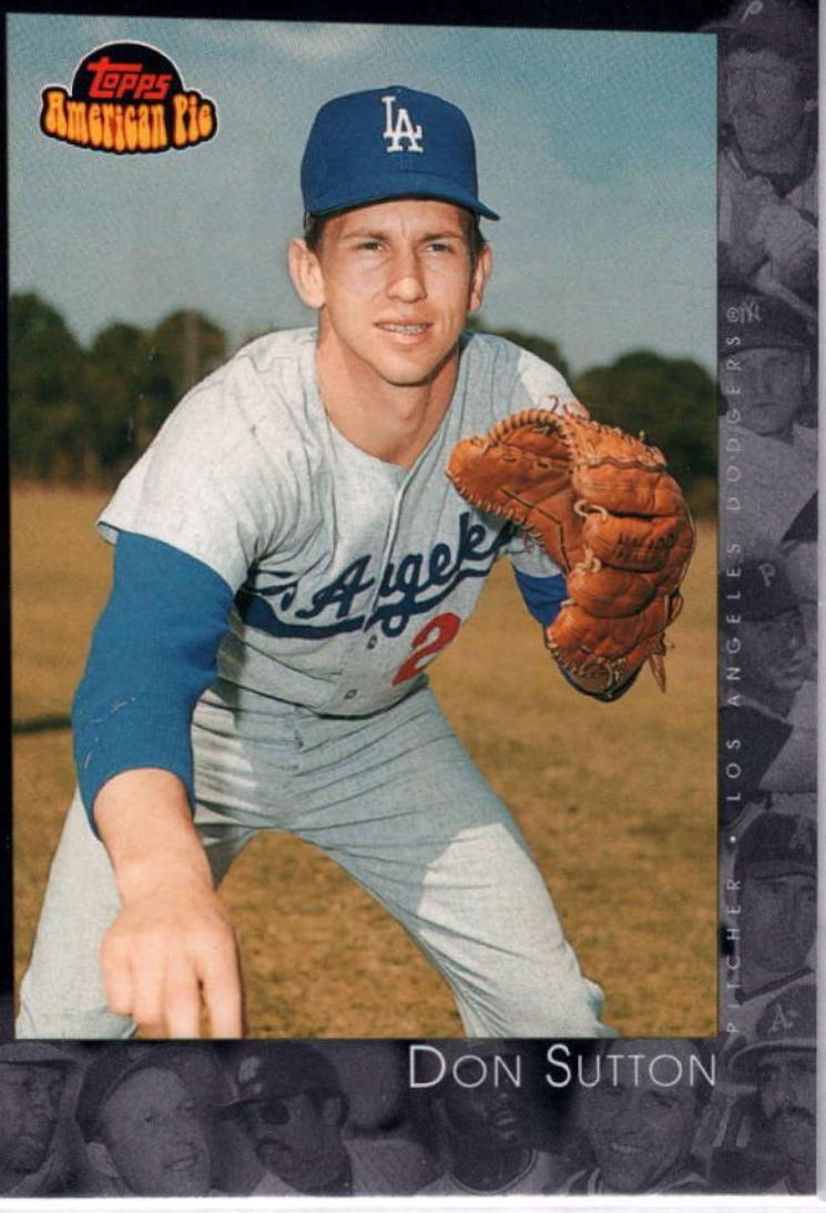 Don Sutton #25 Baseball Cards 2001 Topps American Pie
