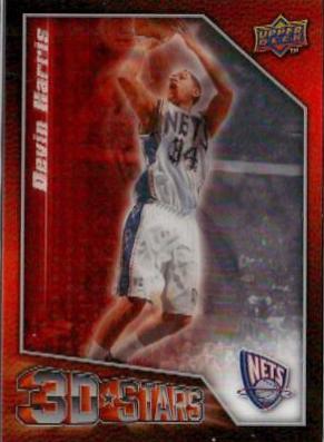 Devin Harris #3D-CH Basketball Cards 2009 Upper Deck 3D Stars