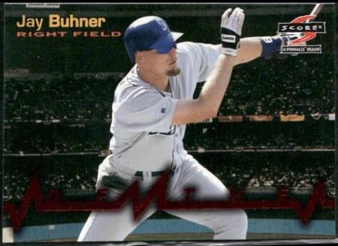 Jay Buhner #8 Baseball Cards 1997 Score Heart of the Order