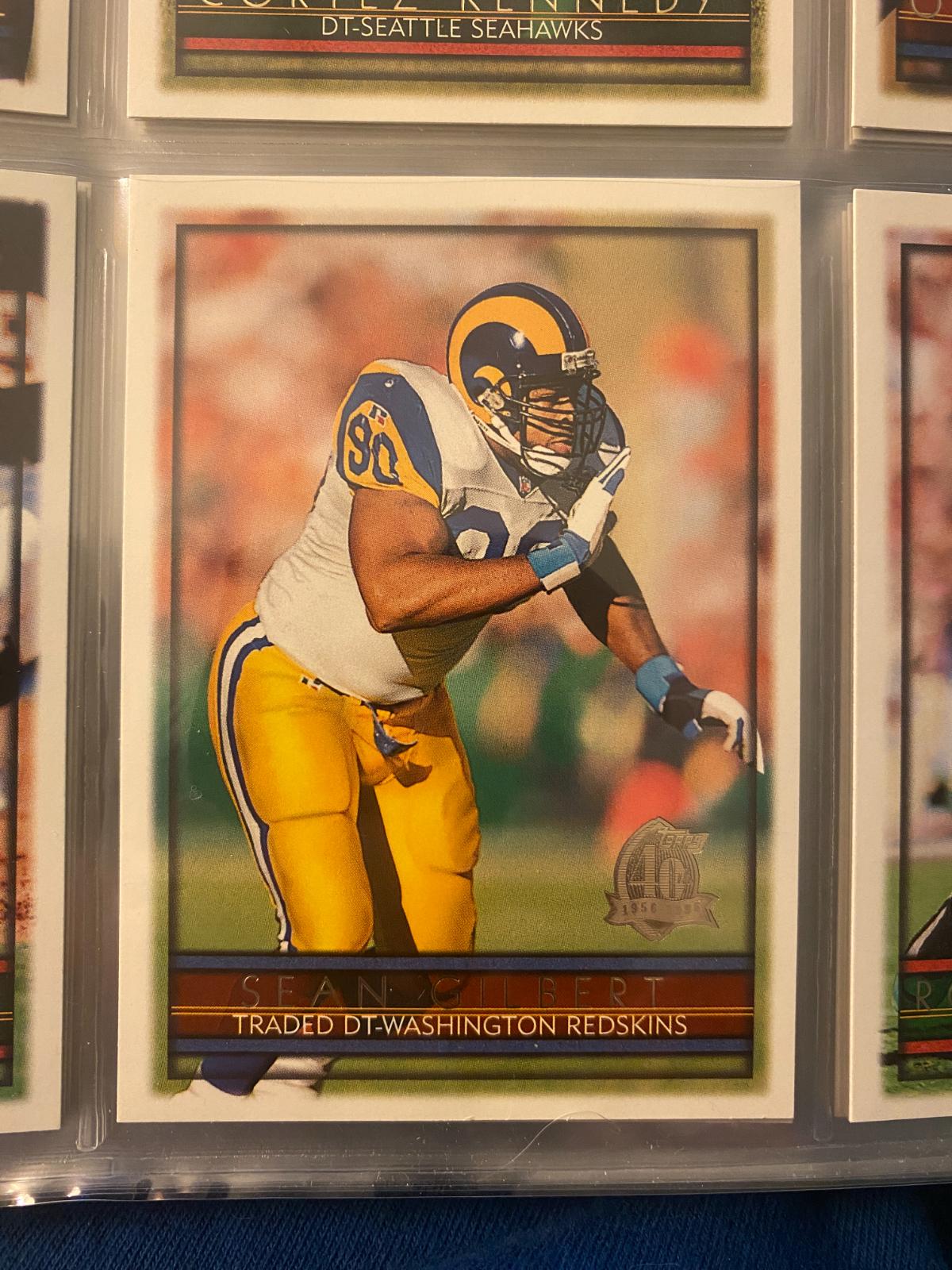 Sean Gilbert #17 Football Cards 1996 Topps