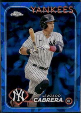 Oswaldo Cabrera #479 2024 Topps Chrome Sapphire Baseball