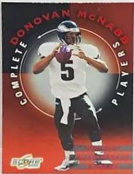 Donovan Mcnabb #CP10 Football Cards 2000 Panini Score Complete Players