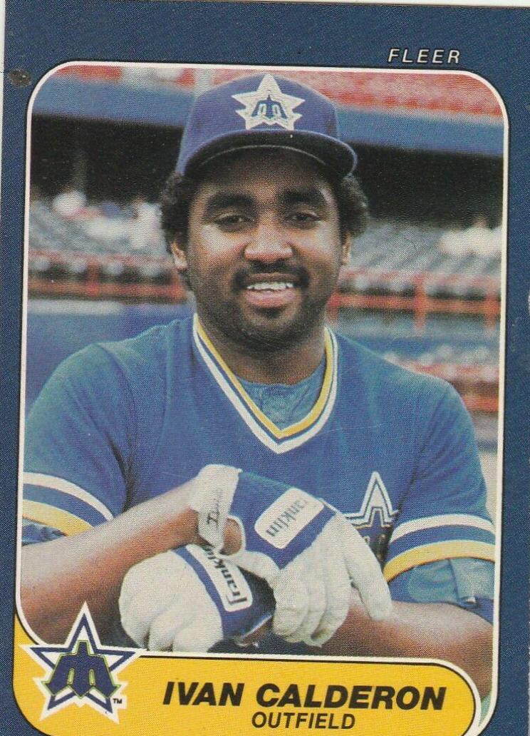 Ivan Calderon #462 Baseball Cards 1986 Fleer