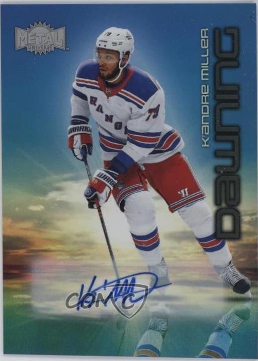 K'Andre Miller #3 2024 Skybox Metal Universe Dawning Autograph Hockey