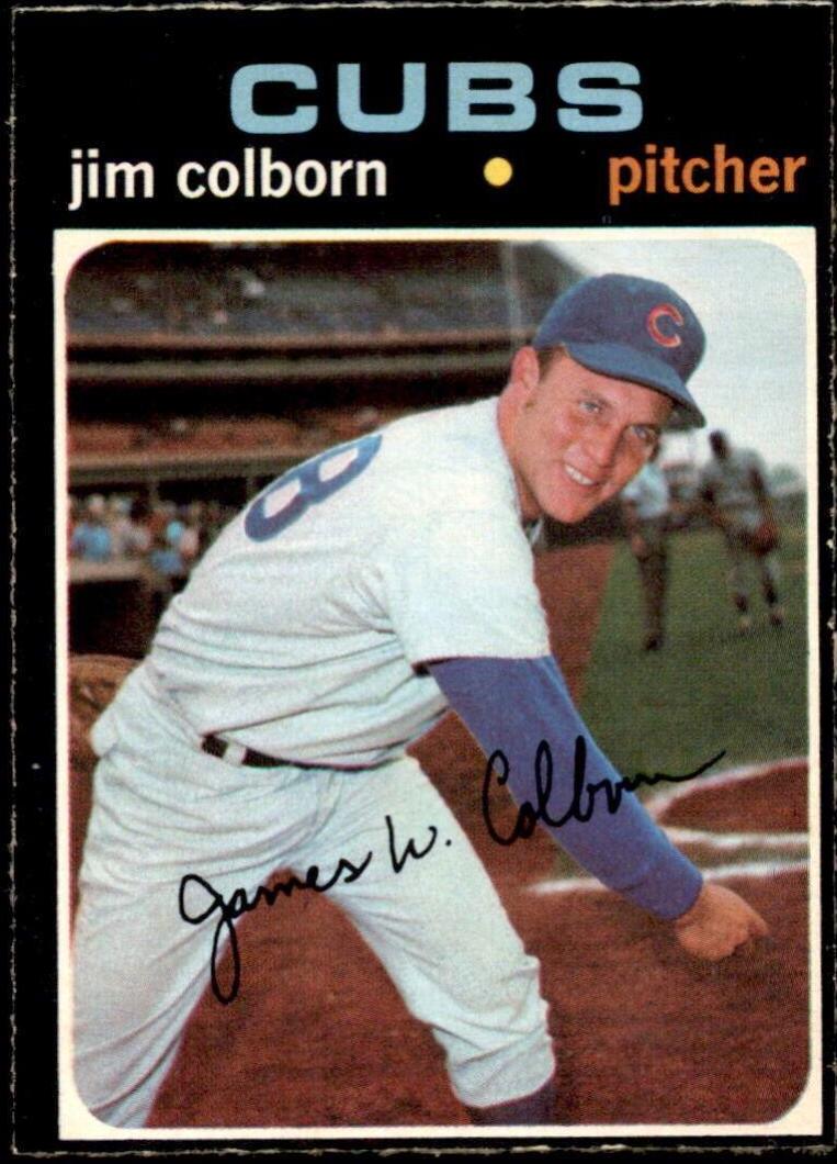 Jim Colborn #38 Baseball Cards 1971 O Pee Chee