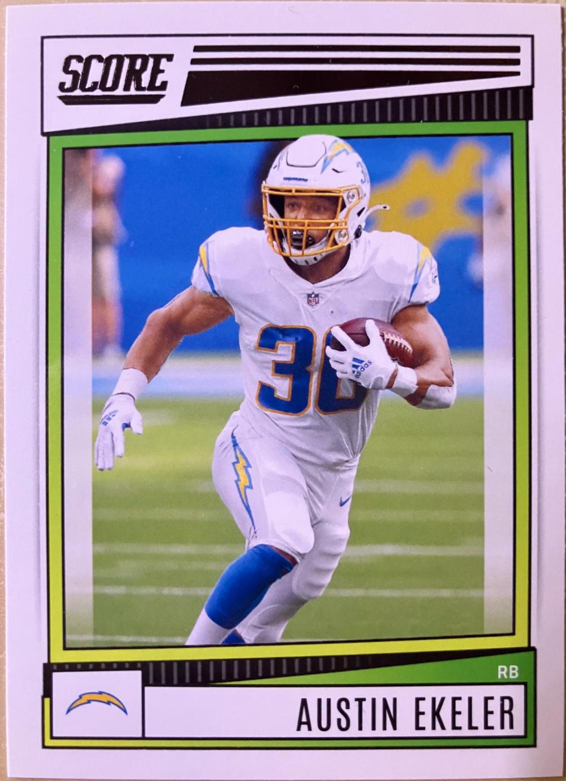 Austin Ekeler #137 Football Cards 2022 Panini Score