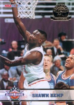 Shawn Kemp #273 Basketball Cards 1993 Hoops Fifth Anniversary Gold