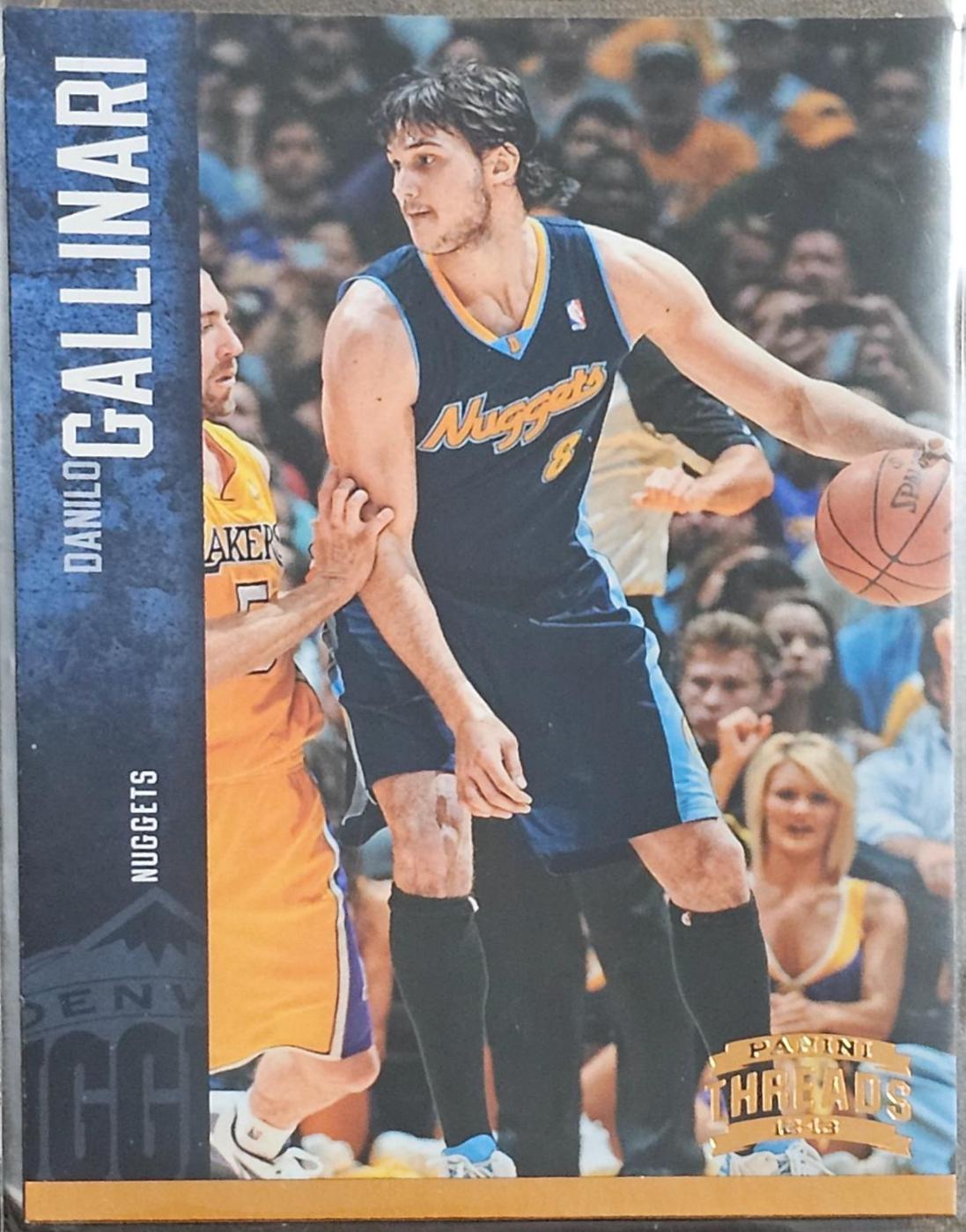 Danilo Gallinari #31 Basketball Cards 2012 Panini Threads