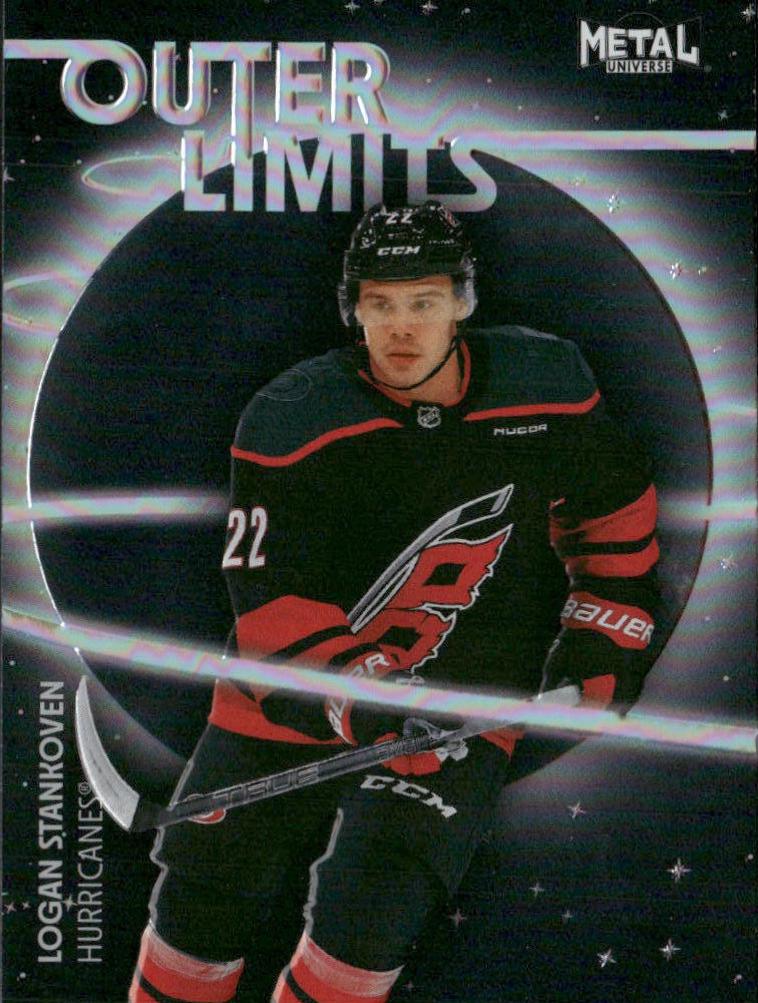 Logan Stankoven #OL-81 2025-26 SkyBox Metal Universe Hockey Outer Limits