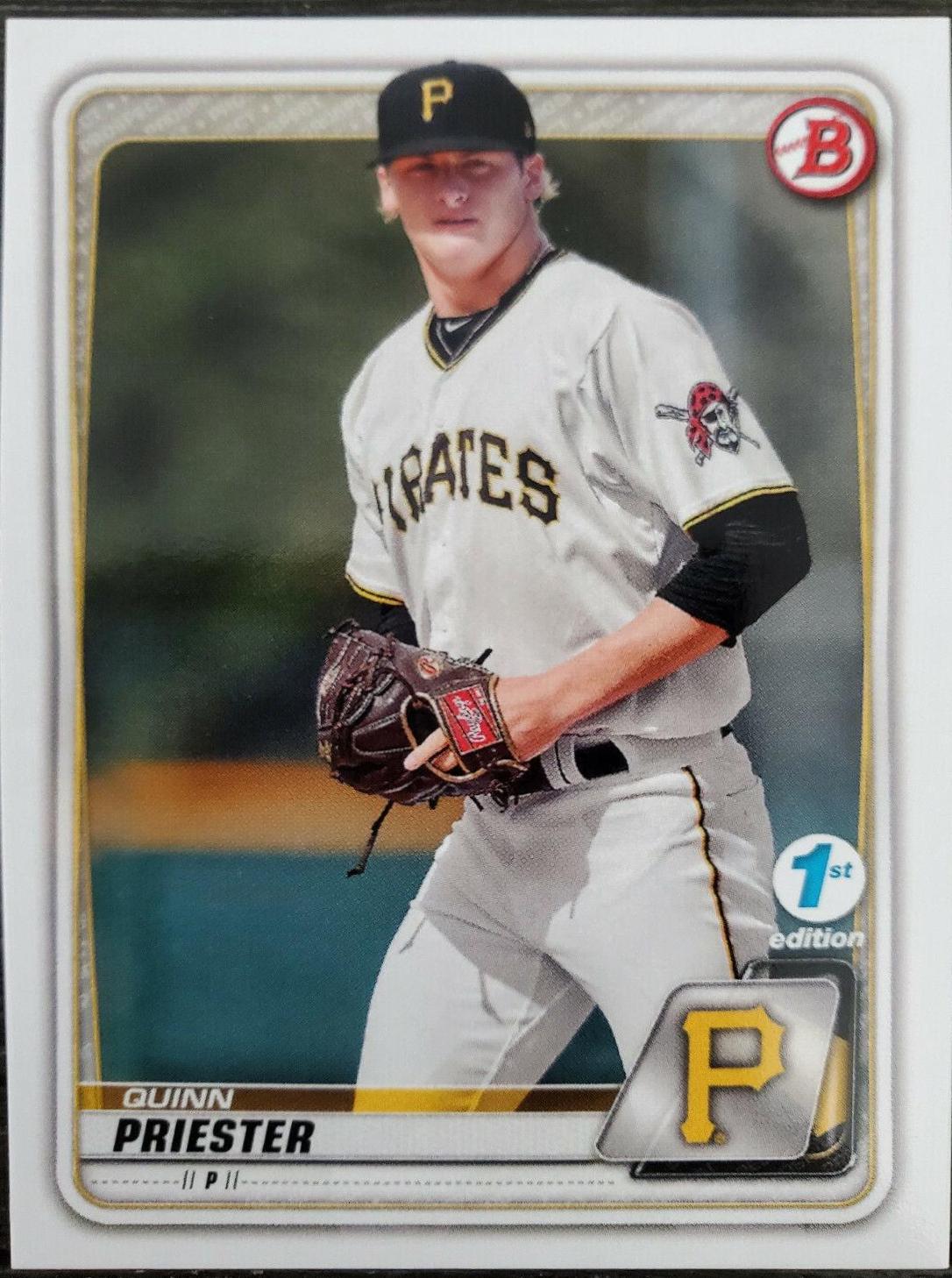 Quinn Priester #BD-53 2020 Bowman Draft 1st Edition Baseball