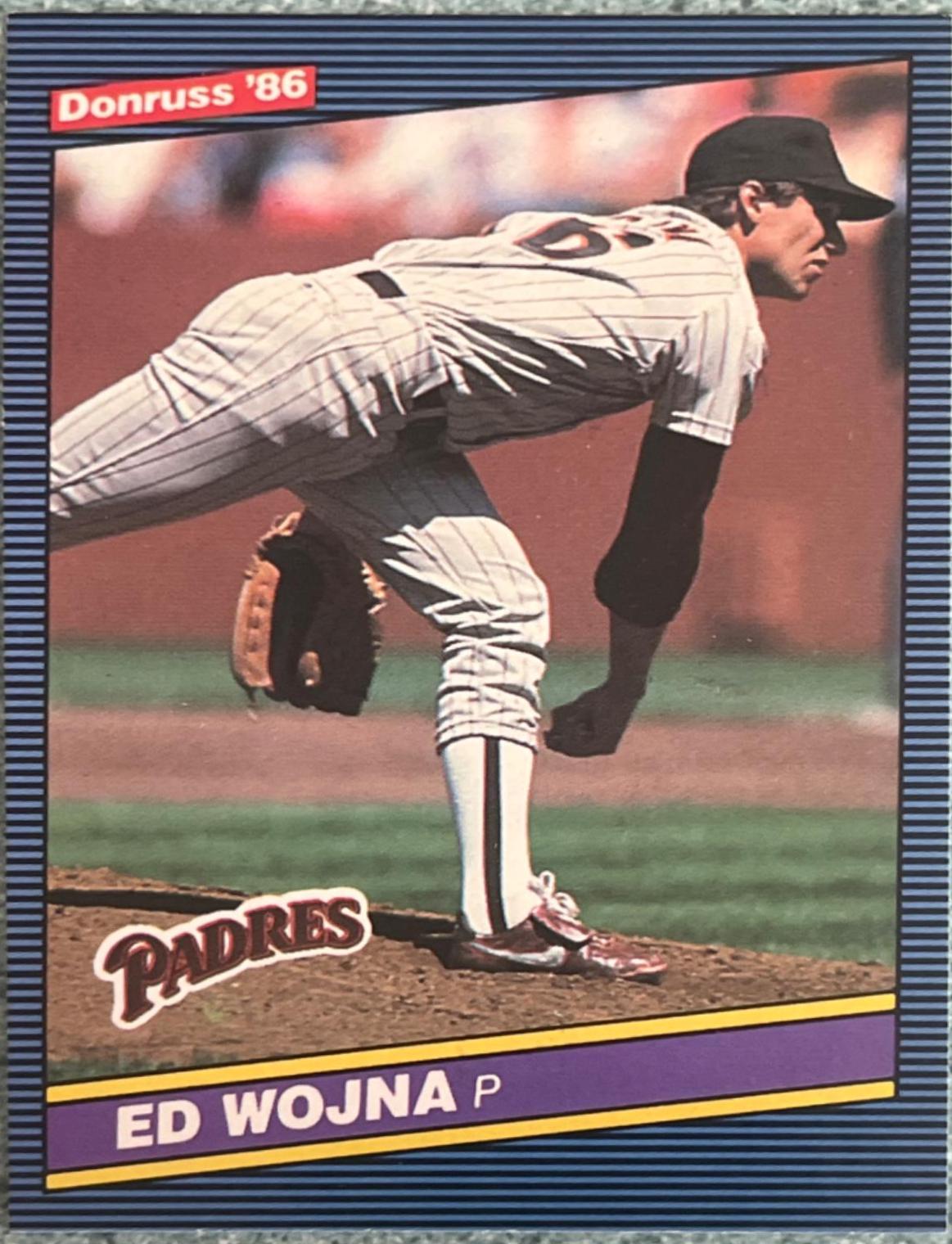 Ed Wojna #505 Baseball Cards 1986 Donruss