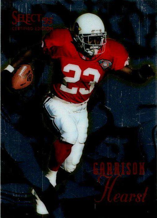 Garrison Hearst #3 Football Cards 1995 Panini Select Certified