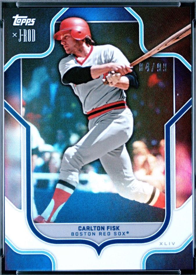 Carlton Fisk #16 2023 Topps X Julio Rodriguez Baseball