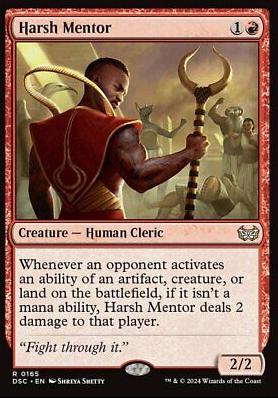 Harsh Mentor (Magic Duskmourn: House of Horror Commander)